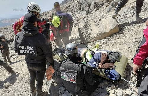 Video: Rescatan a alpinista accidentado en el Izta-Popo